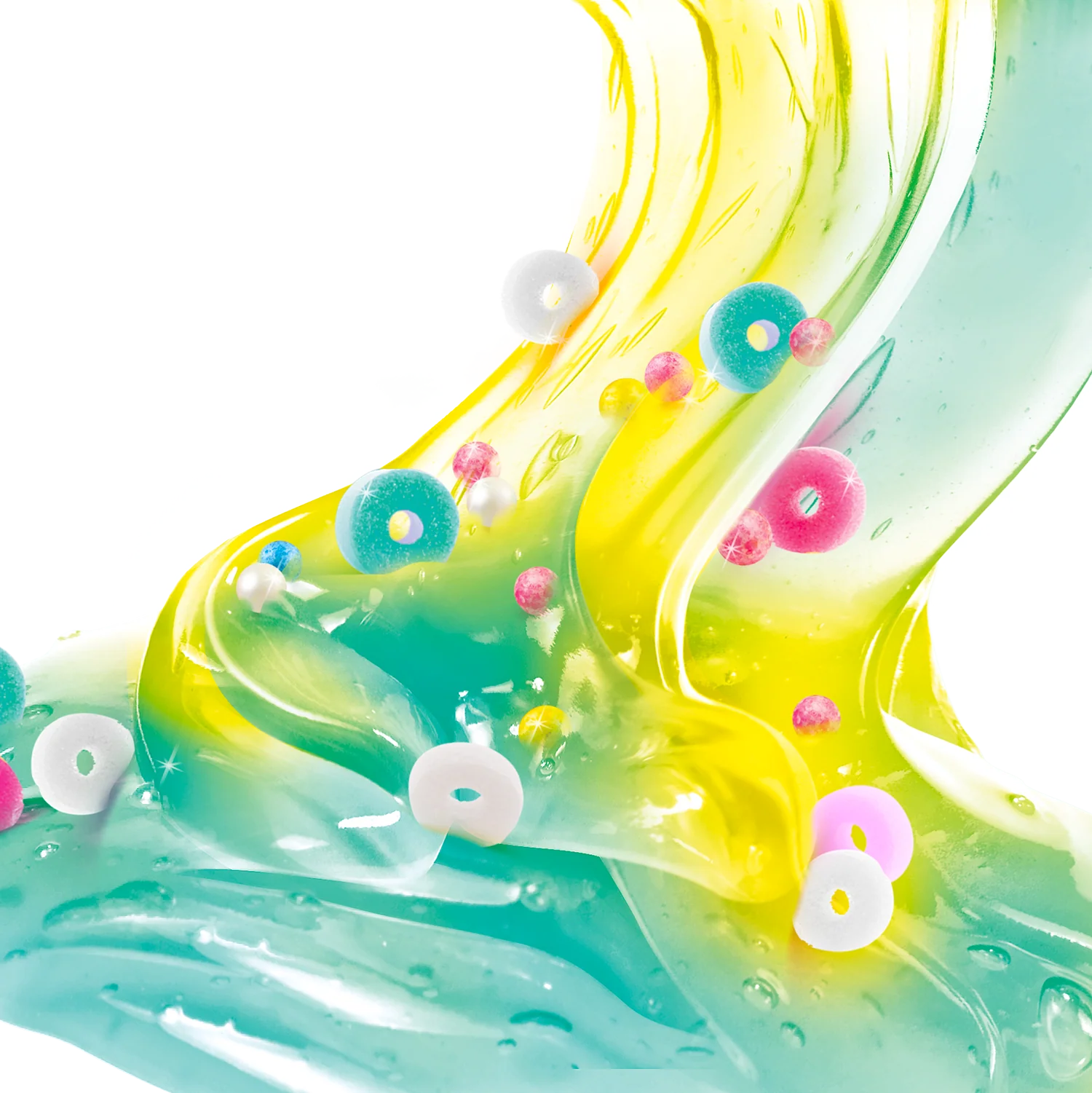 Súper cubo de 4 slimes ¡con 6 decoraciones!