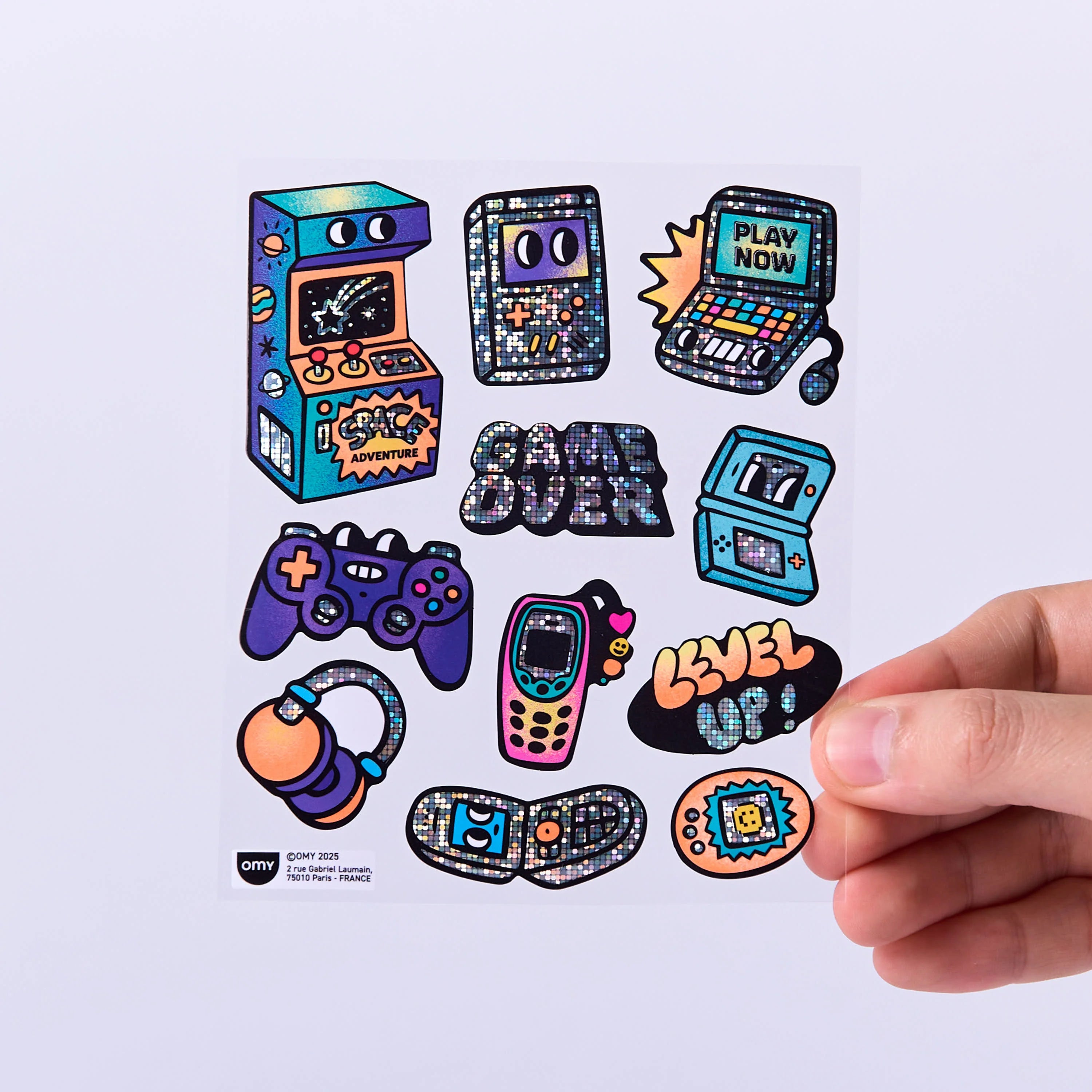 Sticker big OMY · game boy