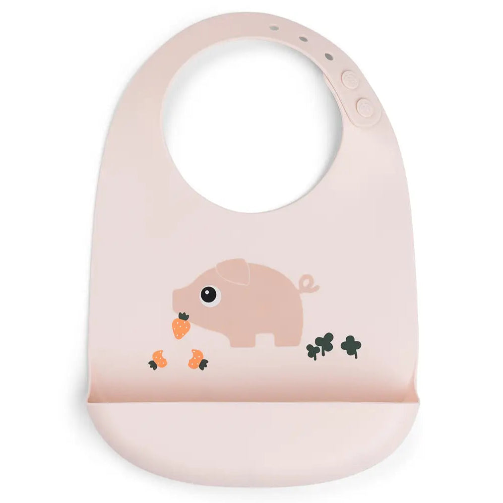 Babero de silicona DONEBYDEER · pigee powder