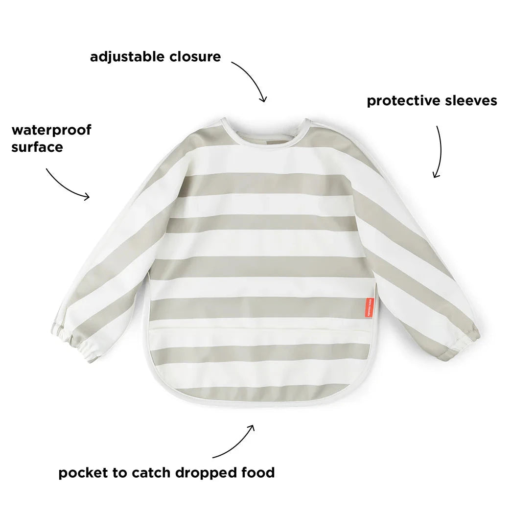 Babero con mangas DONEBYDEER stripes · arena