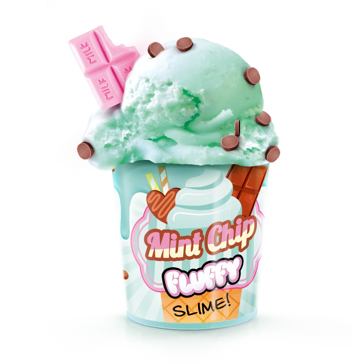 3 slimes fluffy ¡súper esponjoso!