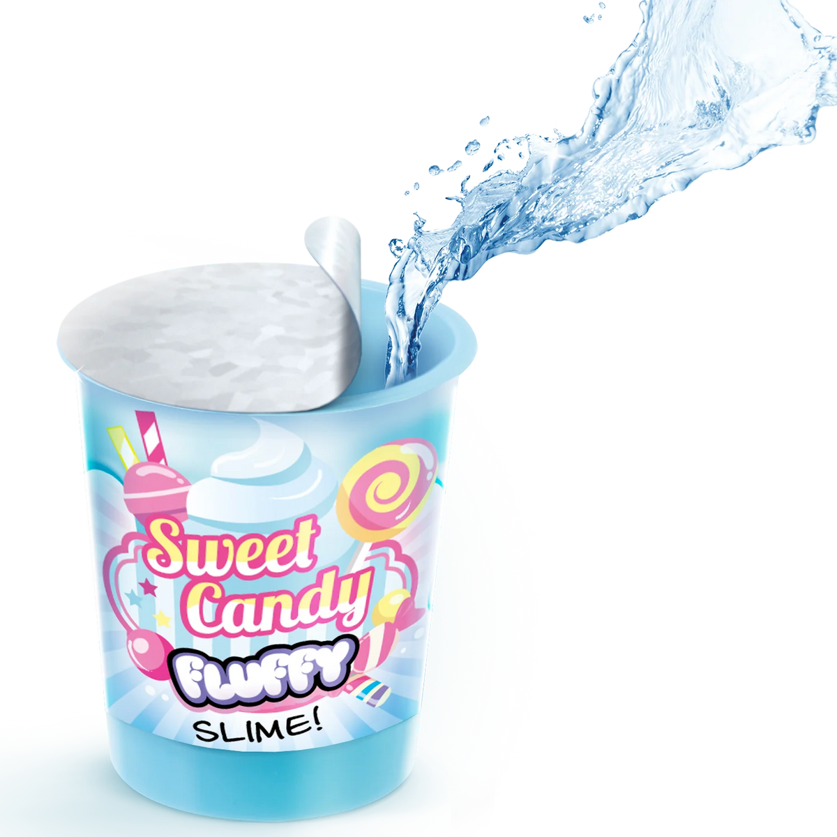 3 slimes fluffy ¡súper esponjoso!
