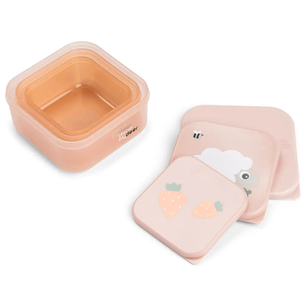 3 Cajas Almuerzo DONEBYDEER tiny farm · powder