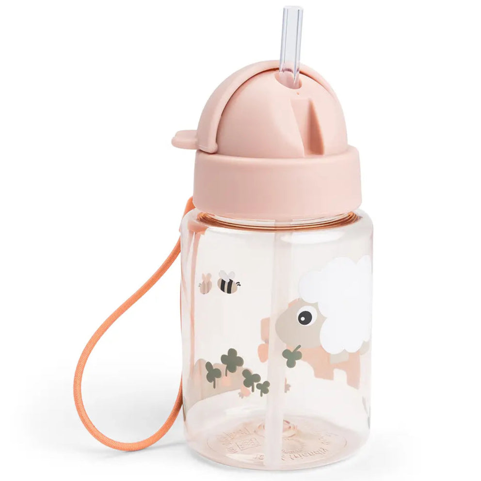 Botella de tritán DONEBYDEER tiny farm 280ml. · rosa