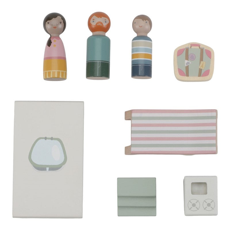 Set Coche y Caravana Little Dutch
