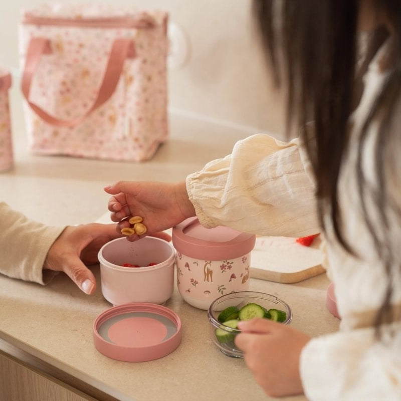 3 cajas de snacks apilables MEPAL · fairy garden