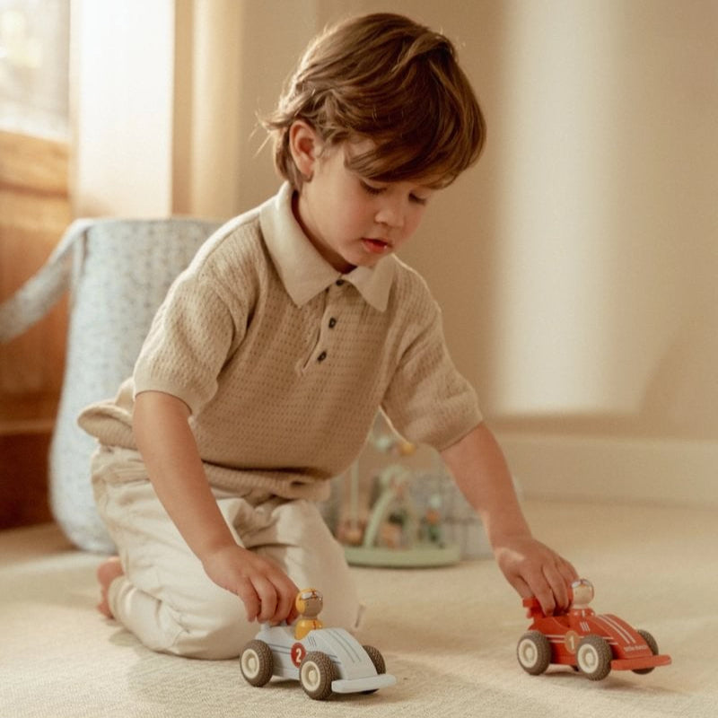 Set coches de carrera retroceso LITTLE DUTCH