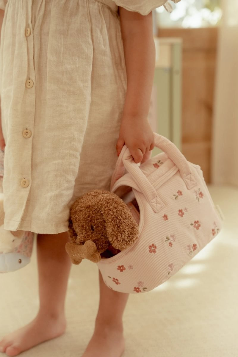 Perrito de peluche JACKIE con bolsa