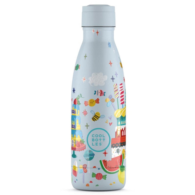 Botella de acero con pajita 350 ml. · candy land