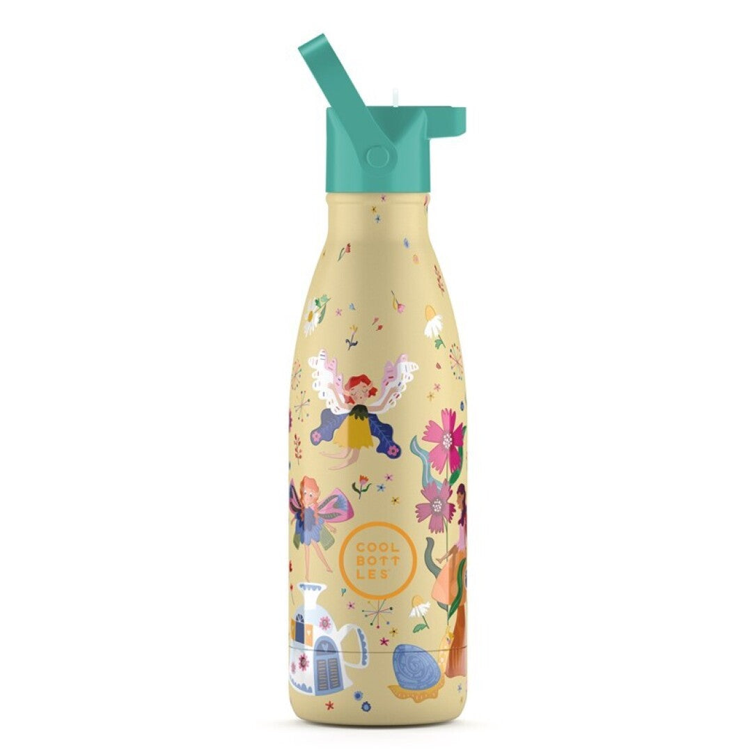 Botella de acero con pajita 350 ml. · magical fairies