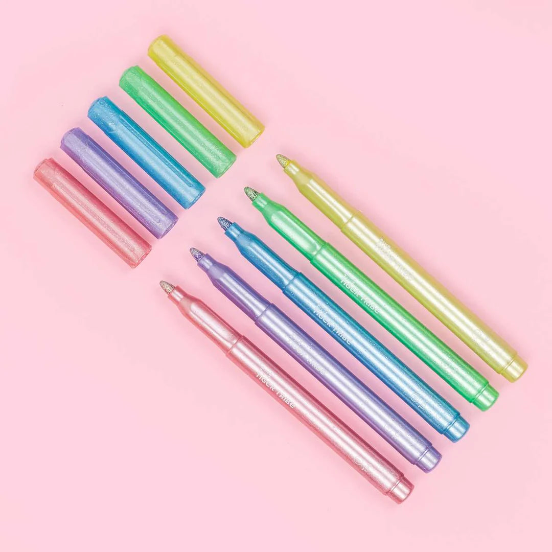 Rotuladores en pastel ¡con mucho brilli-brilli!