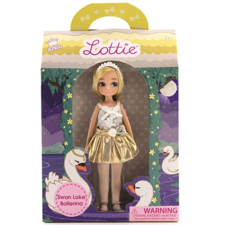 Muñeca LOTTIE el lago de los cisnes