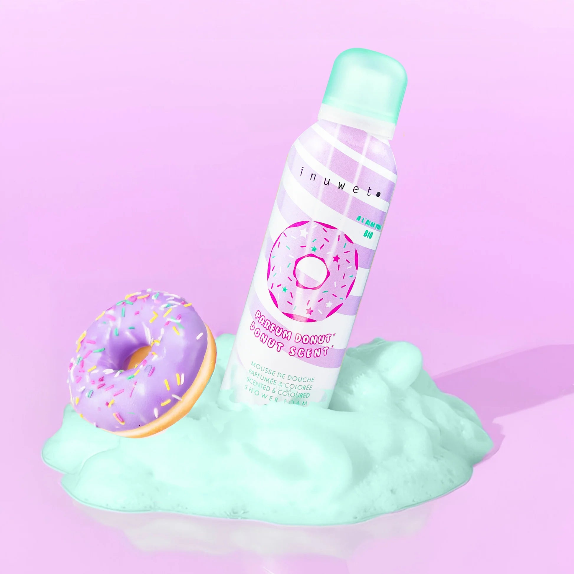 Espuma de baño con olor donut