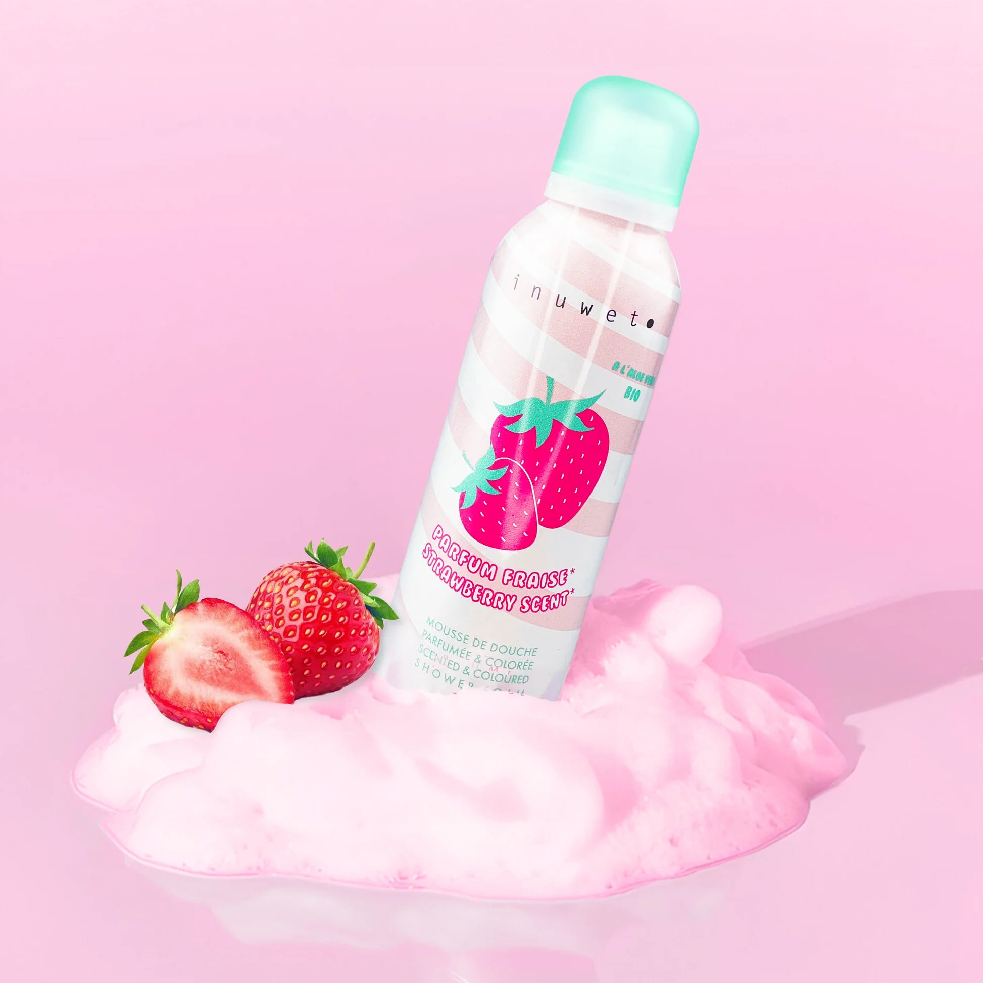 Espuma de baño con olor fresa
