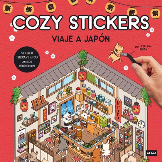 Cozy stickers: viaje a Japón