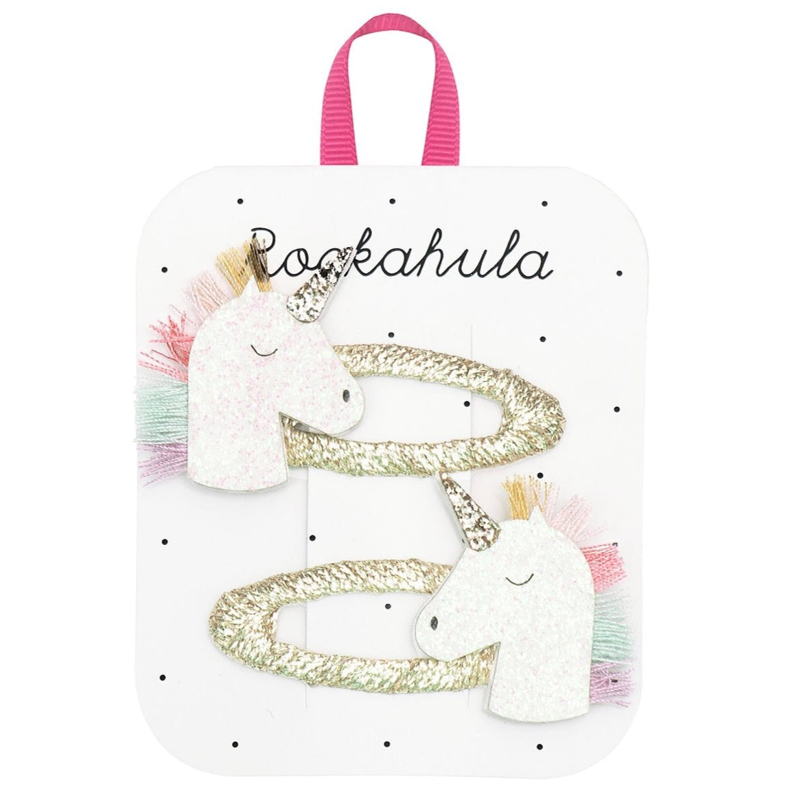 Clips para el pelo ROCKAHULA kids · rainbow unicorn