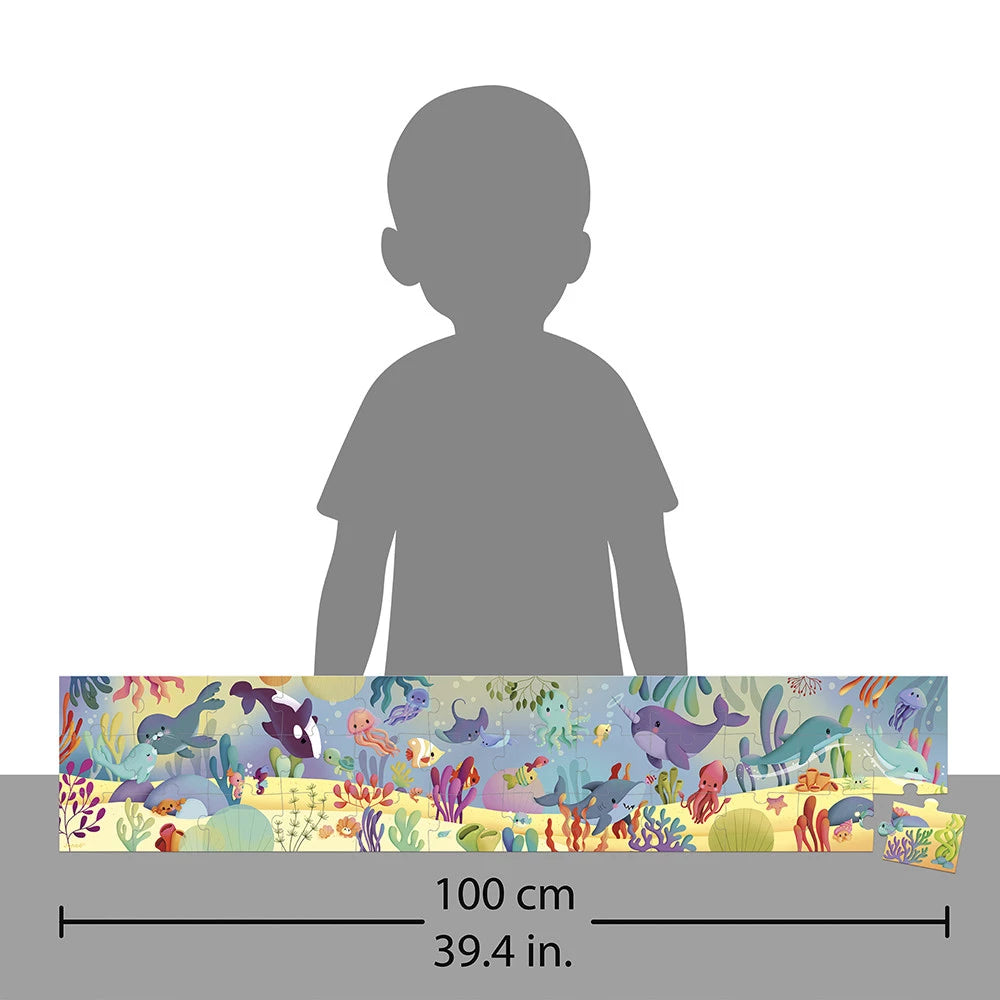 Puzzle animales marinos: 36 piezas