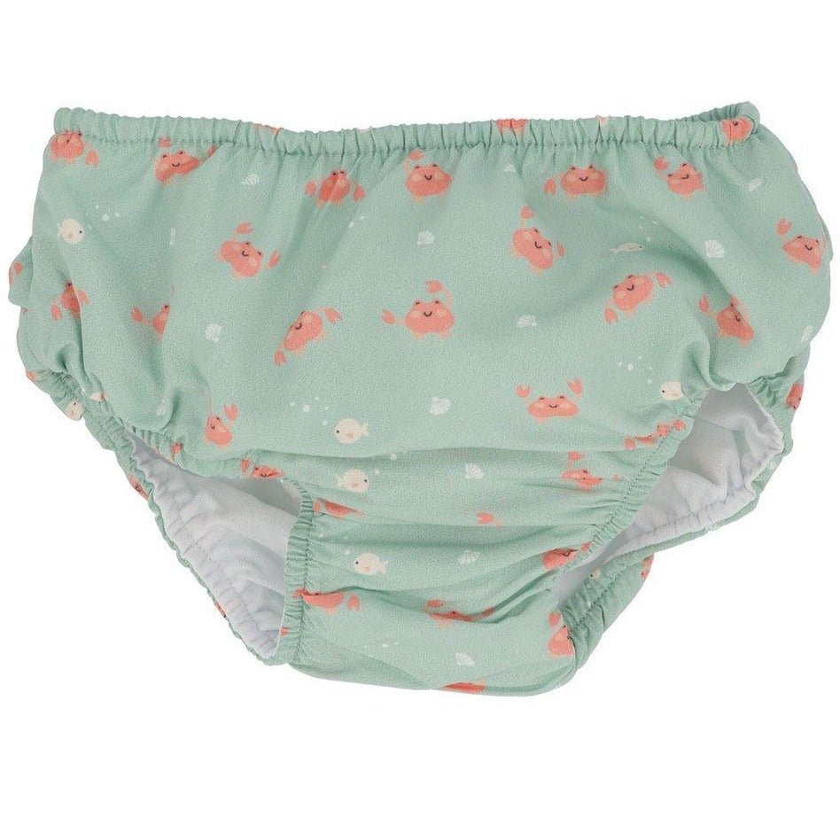 Bañador Pañal con volante TUTETE UFP 50+ · Crab Sage - La Chata Merengüela