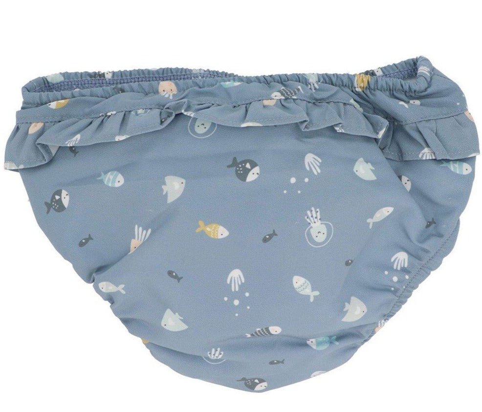 Bañador Pañal con volante TUTETE UFP 50+ · Fishes - La Chata Merengüela