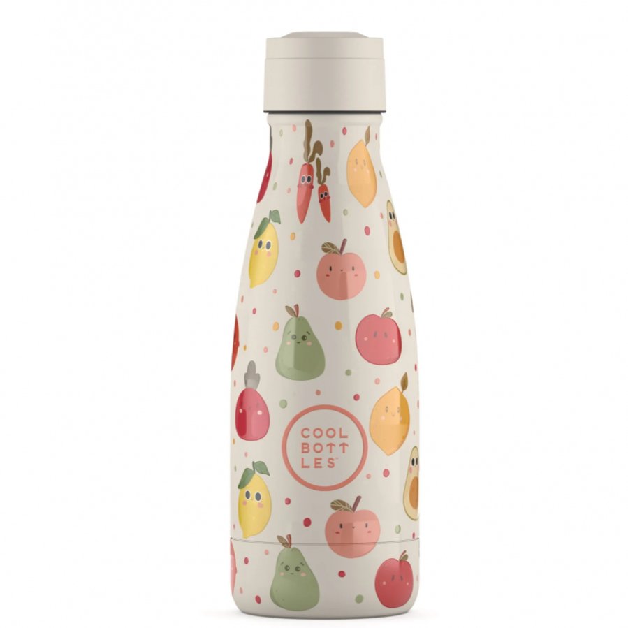 Botella de acero con pajita 260 ml. · Fruit Salad - La Chata Merengüela