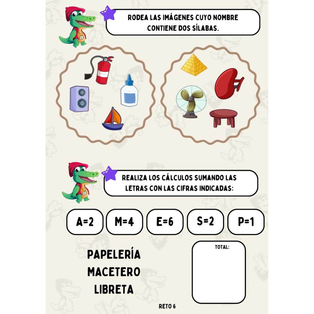Coco · Cuaderno de Estimulación Cognitiva 5 a 7 años - La Chata Merengüela