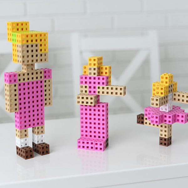 Construcciones MELI cube pastel · 100 piezas