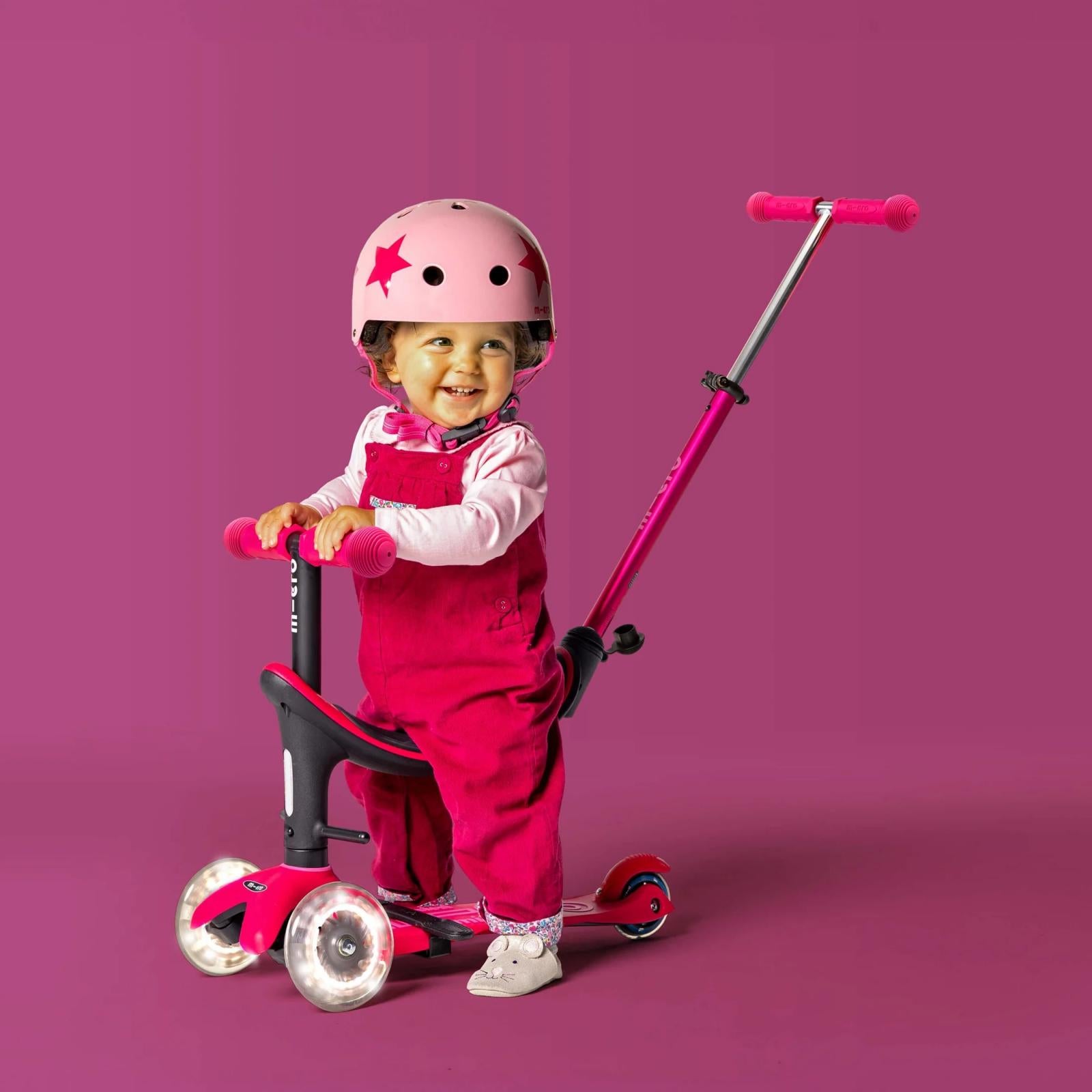 Patinete mini 4en1 DELUXE LED