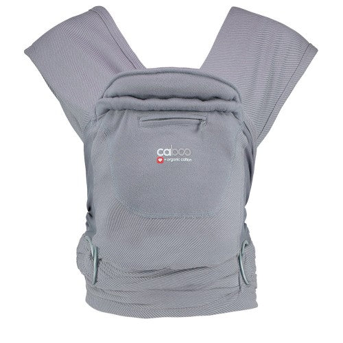 Mochila portabebés CABOO algodón orgánico · titanium