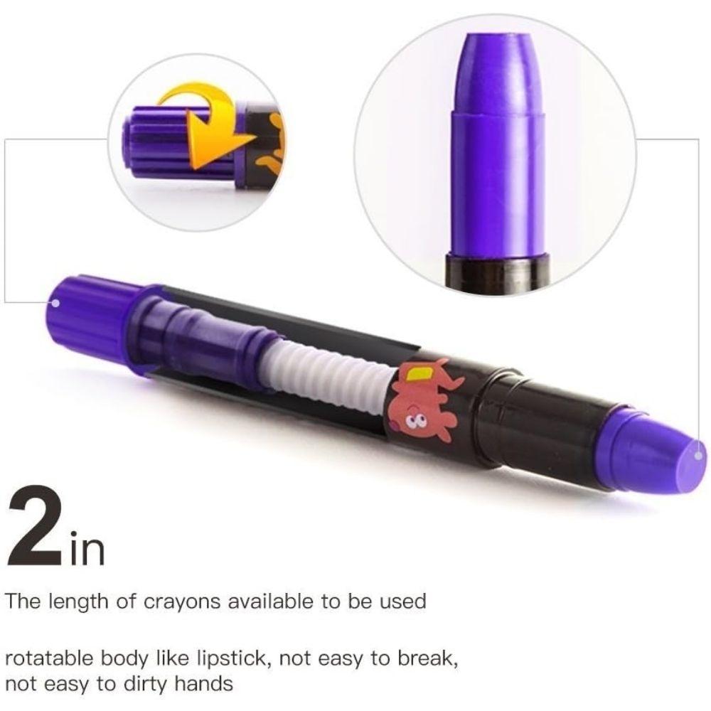 6 crayons suaves lavables