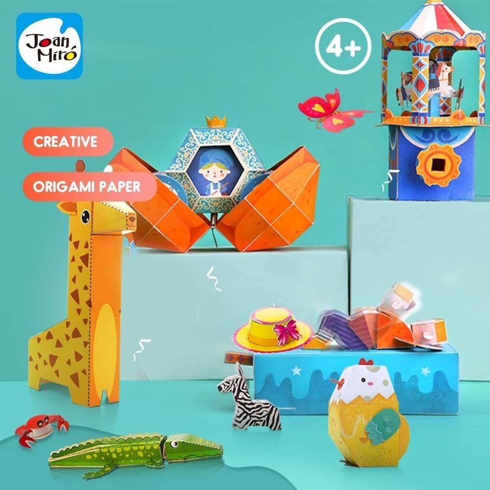 Kit creativo papiroflexia 3D WONDER ANIMALS