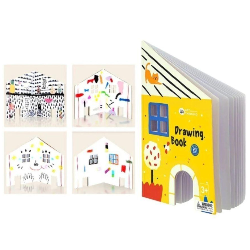 Cuadernos de dibujo ¡con forma de casita!