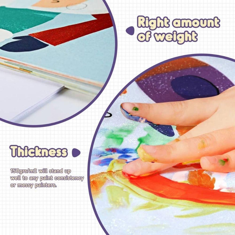 Libro creativo para pintura de dedos