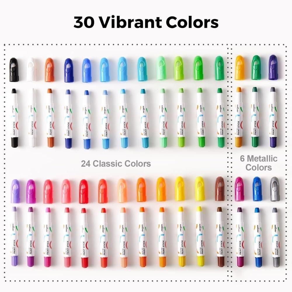 30 Témperas sólidas secado ¡ultra rápido!