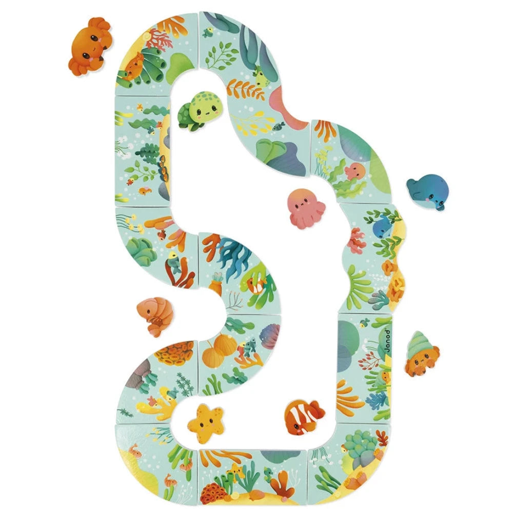 Puzzle y juego de baño: 13 piezas