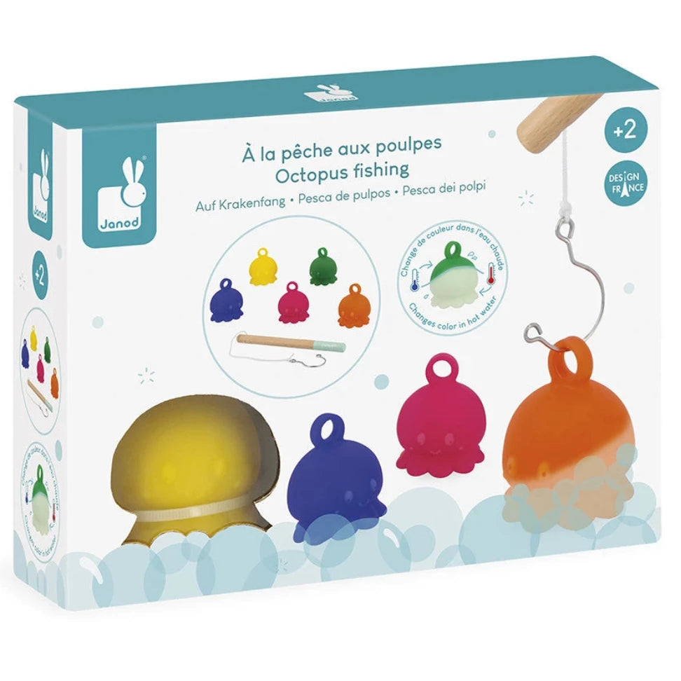 Juego de pescar pulpos