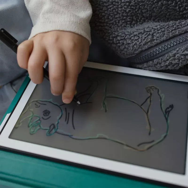 Tableta para dibujar con plantillas KIDYDRAW MINI · animales del mundo