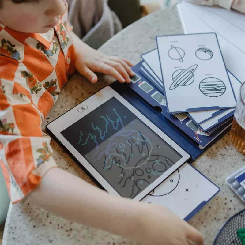 Tableta para dibujar con plantillas KIDYDRAW MINI · galaxia