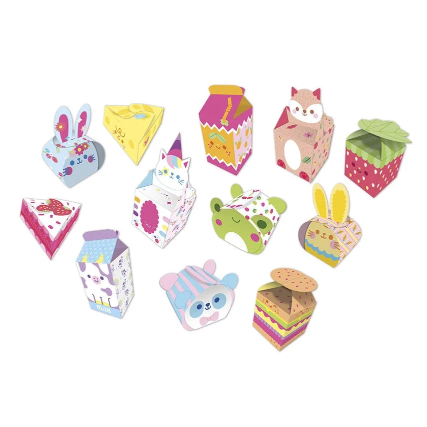 12 cajas de papel KAWAII para crear