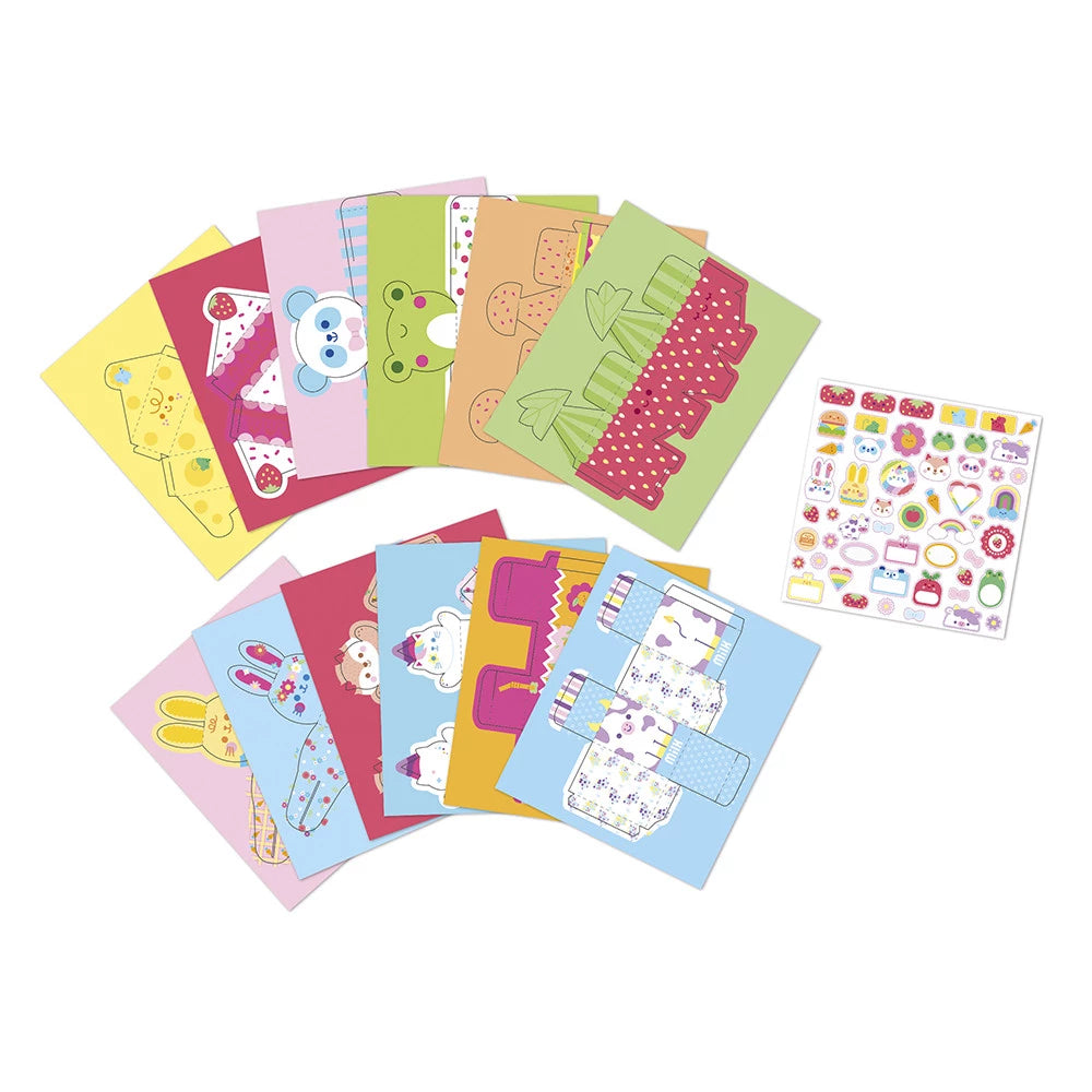 12 cajas de papel KAWAII para crear