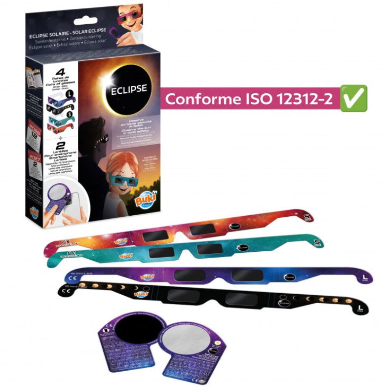 Pack de gafas para eclipse