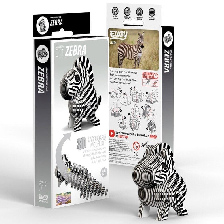 Kit MiniPuzzle 3D DodoLand · Cebra - La Chata Merengüela