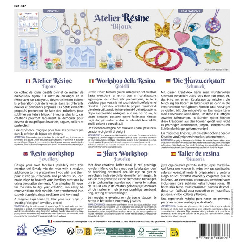 Crea tus joyas translúcidas con resina