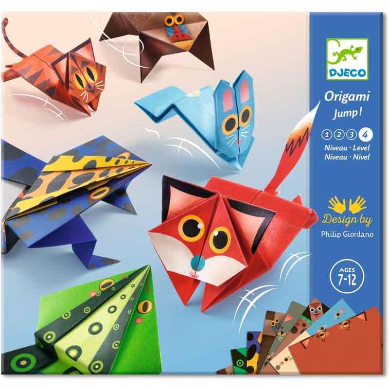 Papiroflexia Origami · animales saltarines
