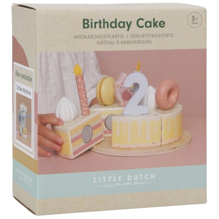 Pastel de cumpleaños Little Dutch · Rosa - La Chata Merengüela