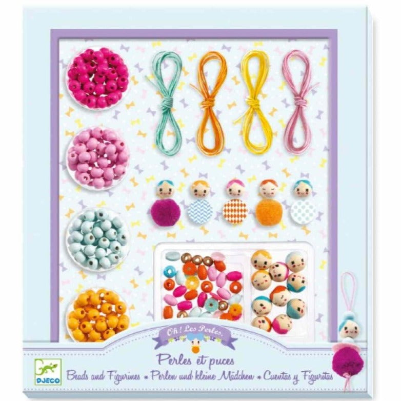 Perlas y figuritas para pulseras