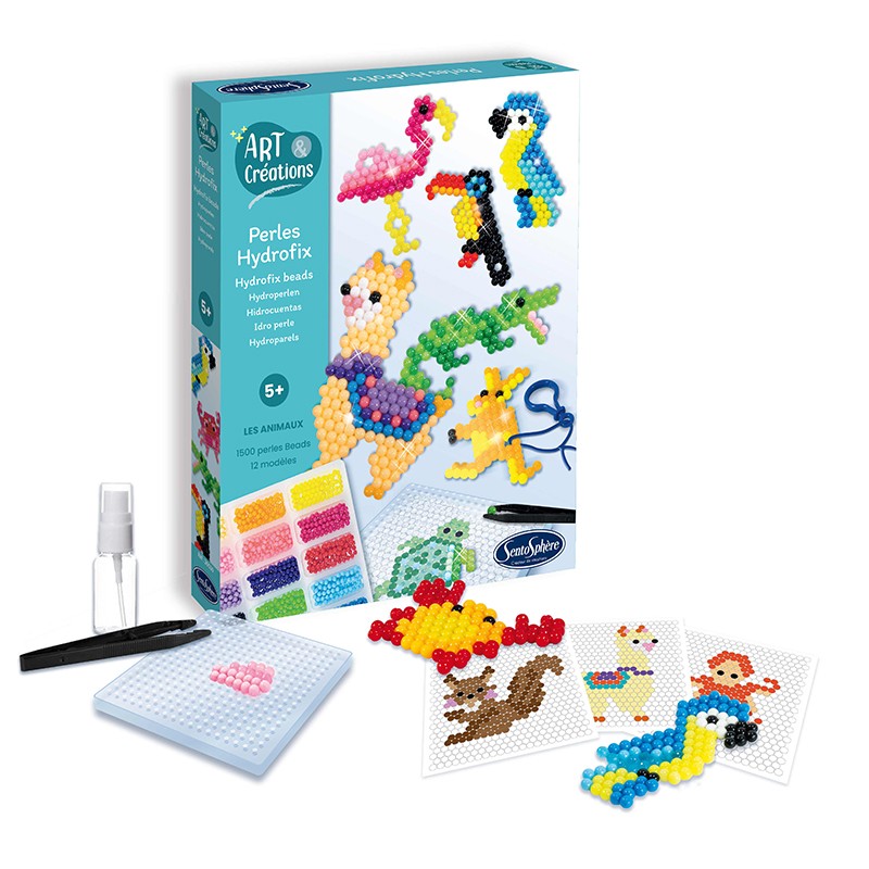 Crea animales con perlas hidrofix