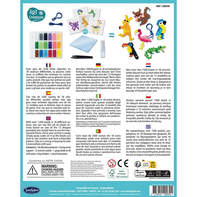 Crea animales con perlas hidrofix