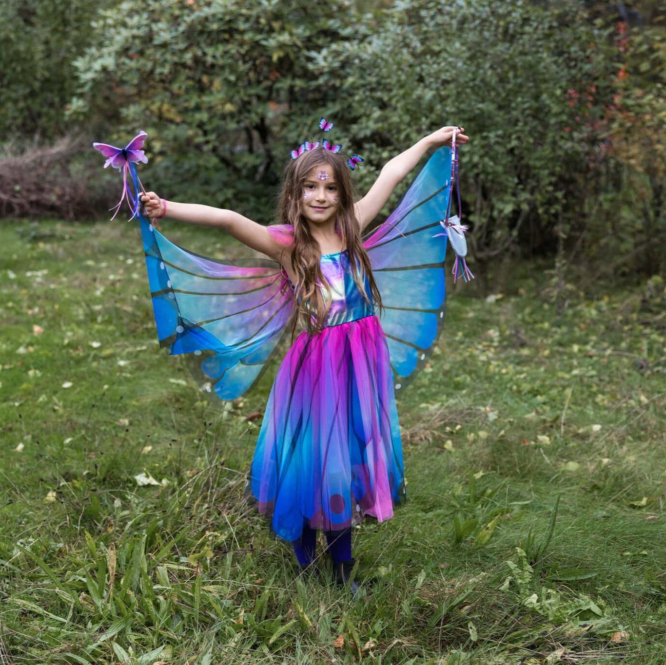 Vestido de Mariposa con Alas · 5-6 años