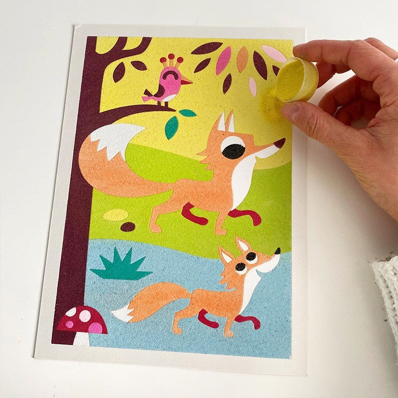 Arena de colores SABLIMAGE · animales del bosque