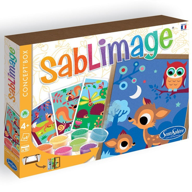 Arena de colores SABLIMAGE · animales del bosque